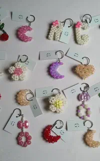 جاکلیدی مرواریدی دستبافت گیلار