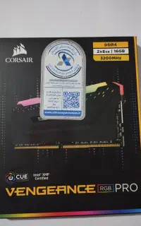 ram vengeance pro RGB 16(2x8)DDR4 3200MHz cl16