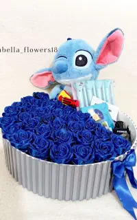 دسته گل با عروسک های کیوت ویژه تولد ، سورپرایز