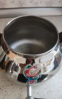 کتری شیر دار و قوری استیل