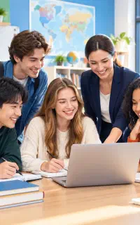 آموزش زبان انگلیسی وآلمانی
