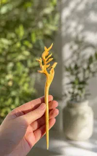 کانزاشی چوبی مو
