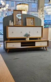 آینه کنسول بلوط