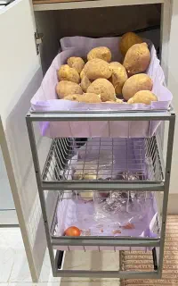 سبد سوپری،سبدسیبزمینی و پیاز(ریلی)،سالم و نو