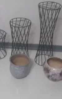 استند و گلدان