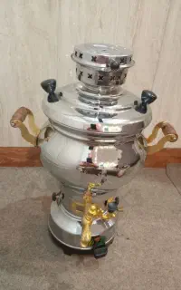 سماور گازی ۷ لیتری مدل گلدسته نو