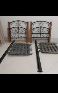 تخت تک نفره فلزی