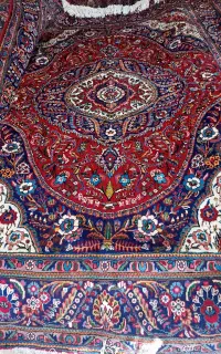 تک9متری دستباف طرح مرند درحدنو بدون ایراد