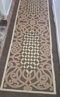 فرش راهرویی فرش کناره و پادری