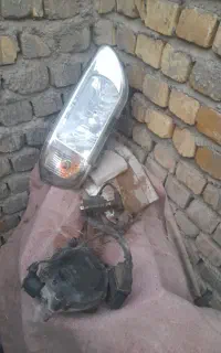 رگلاتور گاز cng و چراغ فابریکی پراید