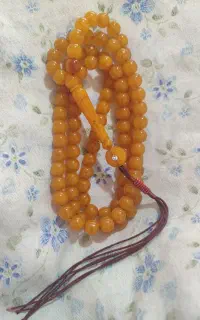 تسبیح کهربا ۱۰۱ دانه فاتح پدر