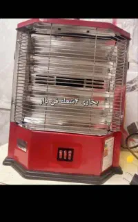 بخاری برقی ۴شعله فن دار با قیمت درب کارخانه