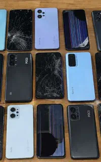 خرید گوشی شیائومی با صفحه شکسته poco m5 my m7  pro