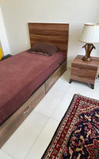 ست خواب تک‌ نفره چوبی