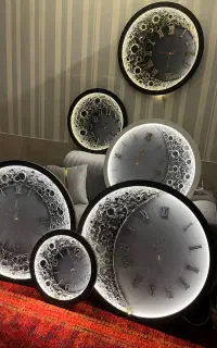 ساعت ال ای دی خور دست سازه