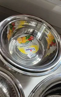 آبکش و لگن استیل یونیک حاجی ارزانی