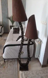 آباژور ایستاده دو قلو