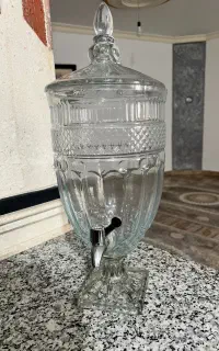 کولمن شیشه ای شربت