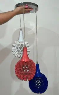 لوستر ۳ شاخه لونه زنبوری