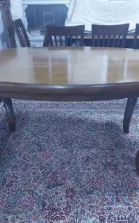 نهار خوری چوب راش 6 نفره