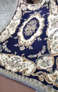 روفرشی ۱۲ متری مخمل سرمه ای