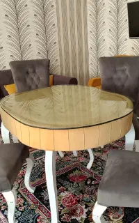 مبل نه نفره میز نهار خوری با تشکر از عوامل دیوار