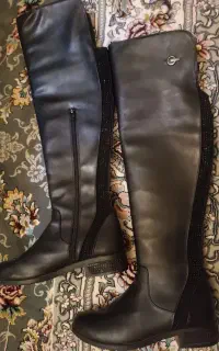 کفش زنانه پوتین چکمه مشکی