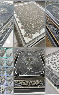 رنگ بندی مشکی با طلای قالی ۱۲متری