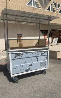 تاپینگ یخجال دار گاری چرخ
