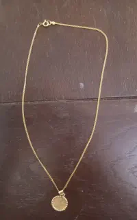 پلاک زنجیر طلا