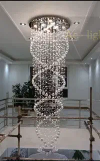 لوستر الماس.کالکشن مارپیچ.AC light