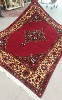 فرش دستباف کف ساده لاکی زیبا گوشتدار قیمت ماشینی