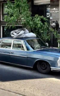 بنز 300sel 6.3 پلاک ملی ۱۰۹ ۱۰۸ slc 107