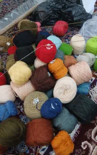 بافنده  تابلو  فرش هستم