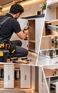 تعمیرات تخصصی کابینت وکمد