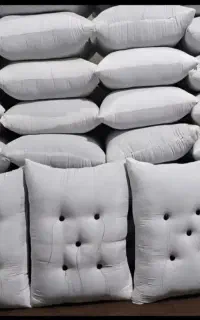 پشتی پنبه سفید