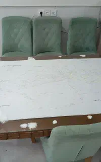میز غذا خوری ۶نفره چوبی با جنس عالی