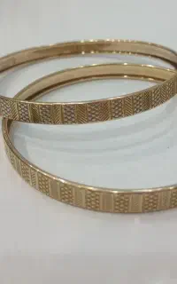یک جفت النگو نو سایز سه با سه درصد