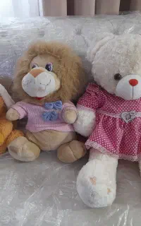 عروسک خرس، شیر،هاپو در حد نو