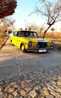 بنز ۲۲۰ زرد قناری