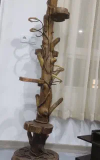بار ویترینی چوبی، کاملا سالم، دکوری ، ویترینی