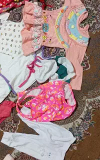 30تیکه لباس نوزادی پسرانه ودخترانه قاطی هست نونو