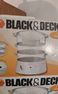 بخارپز ۳ طبقه black and decker