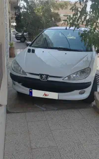 پژو 206 سفید
