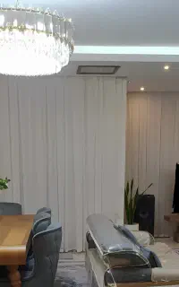 پرده حریر با آستر