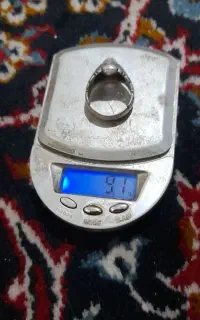 انگشتر نقره نگین در نجف عیار 925