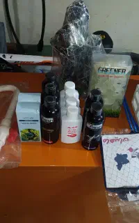 مقداری وسایل آکواریوم نو یکجا