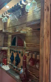 بوفه دکوری چوبی درحده نو