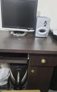 مانیتور ال جی  و کیس و کیبورد کامپیوتر