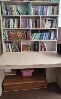 کتابخانه و میز تحریر